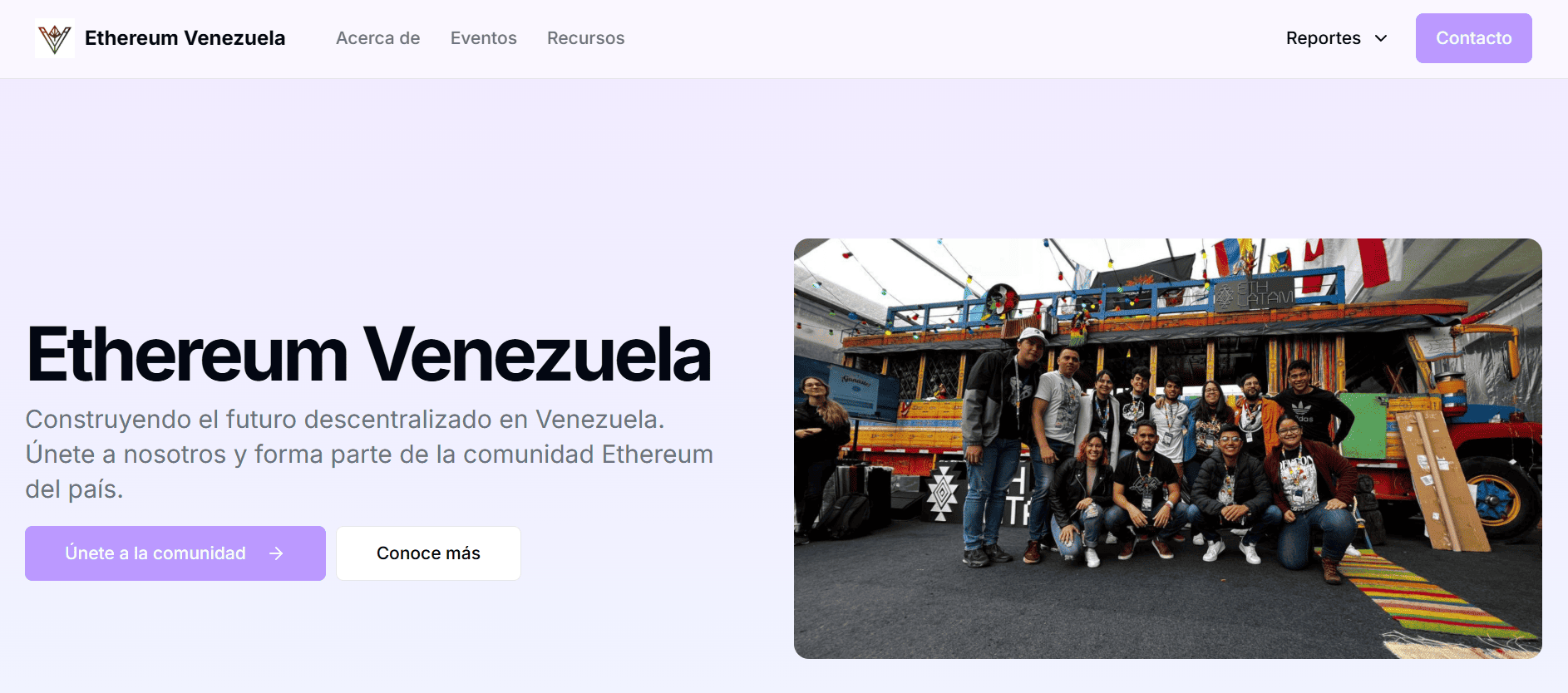 ETH Venezuela Landing